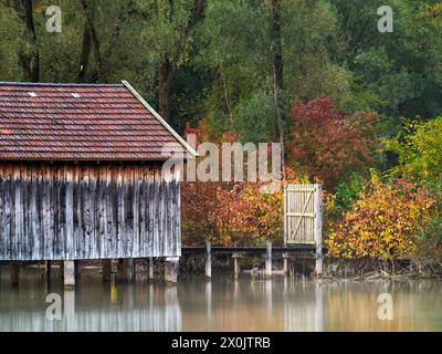 Sonnenaufgang in Dießen am Ammersee Stockfoto