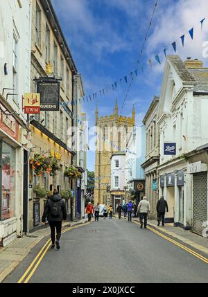 High St, St. Ives, Cornwall, England, Großbritannien Stockfoto