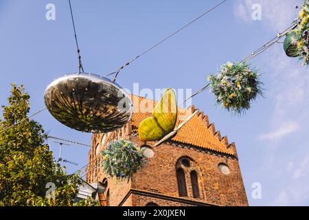 Gehen Sie durch Roskilde Stockfoto