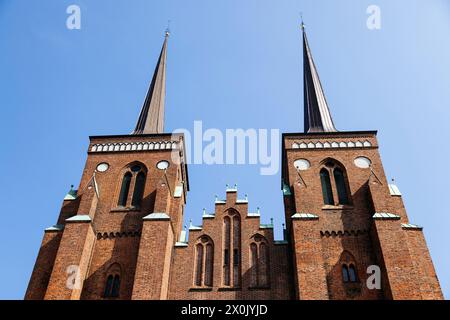 Gehen Sie durch Roskilde Stockfoto