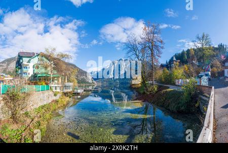 Altaussee, Altaussee, Trisselwand, Hotel Seevilla in Ausseerland-Salzkammergut, Steiermark, Österreich Stockfoto