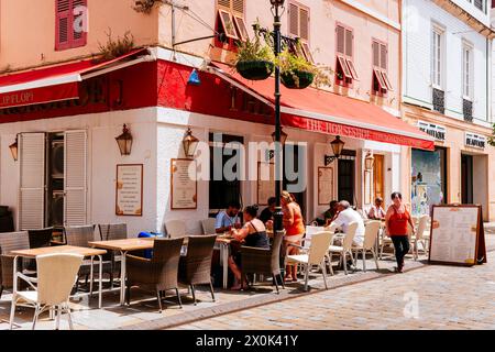 Der Horsehoe Pub. Gibraltar, British Overseas Territory, Vereinigtes Königreich, Europa Stockfoto