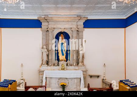 Kapelle, die unserer Lieben Frau von Lourdes gewidmet ist. Kathedrale von St. Maria die gekrönte. Gibraltar, British Overseas Territory, Vereinigtes Königreich, Europa Stockfoto