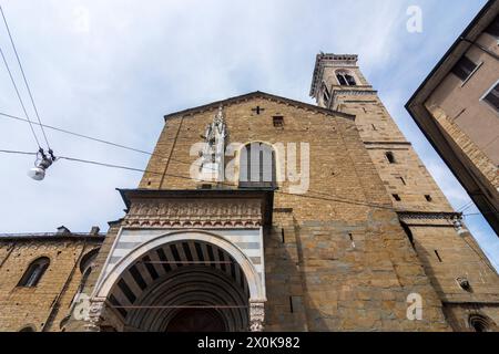 Bergamo, Kirche Santa Maria Maggiore in Bergamo, Lombardia / Lombardei, Italien Stockfoto