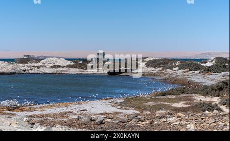 Diaz Point, ein Sporn der Halbinsel Lüderitz in der Nähe der Stadt Lüderitz in Namibia Stockfoto