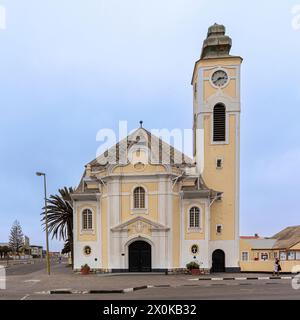 Deutsche Evangelisch-Lutherische Kirche Swakopmund, Namibia Stockfoto