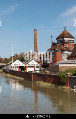 England, East Sussex, Lewes, Harvey's Brewery Stockfoto