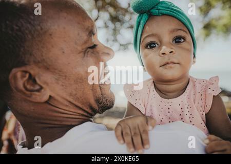 Familienauszeit in Westafrika, Santiago, Tarrafal Stockfoto