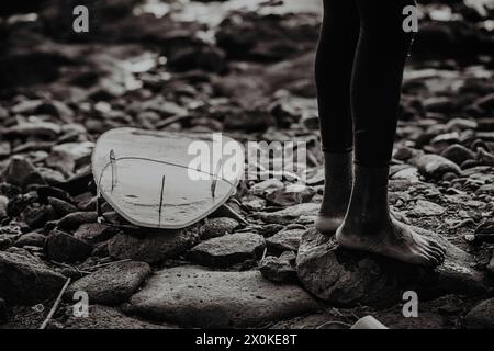 Familienauszeit in Westafrika, Santiago, Tarrafal Stockfoto