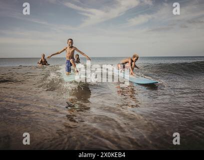 Familienauszeit in Westafrika, Santiago, Tarrafal Stockfoto