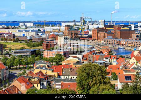 Stadt Wismar, Ostseeküste im Landkreis Nordwestmecklenburg im Bundesland Mecklenburg-Vorpommern. Stockfoto