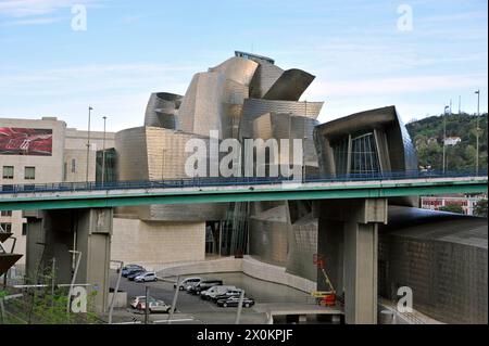 Guugenheim Bilbao, Kunst, Museum, Architektur, Frnk Gehry, Bilbao, Spanien, Europa Stockfoto