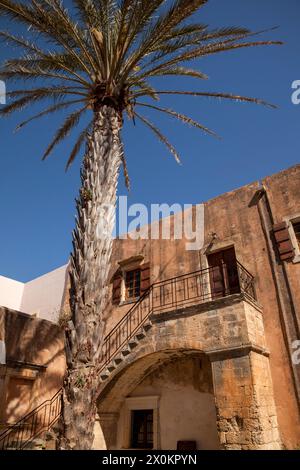 Arkadi Kloster, Nationaldenkmal, Kloster, Kreta, Kriti, Rethymnon, Westkreta, Insel, Griechenland Stockfoto