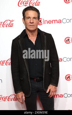 Las Vegas, USA. April 2024. Dennis Quaid kommt auf der CinemaCon 2024 – Big Screen Achievement Awards, die am 11. April 2024 im Colosseum im Caesars Palace in Las Vegas, Nevada, stattfanden © JPA/AFF-USA.com Credit: AFF/Alamy Live News Stockfoto