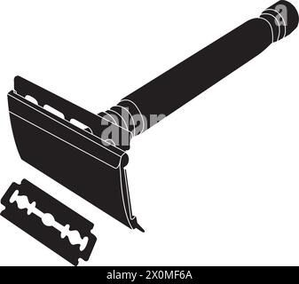 Bart Rasierer Icon Vektor Illustration Symbol Design Stock Vektor