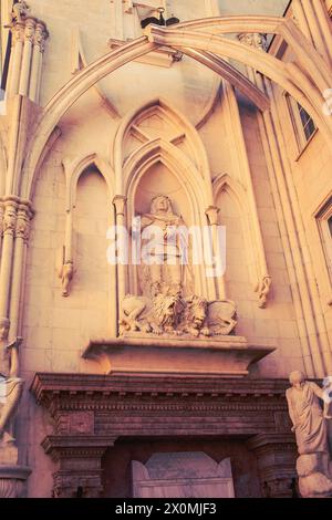 Matthias Corvinus-Gedenkstätte in Szekesfehervar, Ungarn. Stockfoto