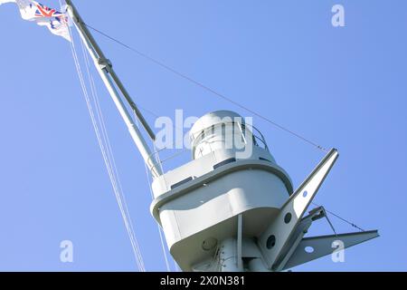 Der HMAS Sydney I Memorial Mast erinnert an die Soldaten der Royal Australian Navy und an die Schiffe, die im Dienst verloren gingen, Sydney, NSW. Stockfoto