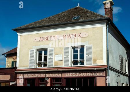 Auvers-sur-Oise. Auberge Ravoux lebte und starb 1890 Vincent Van Gogh. Departement Val-d'Oise. Ile-de-France. Frankreich. Europa Stockfoto