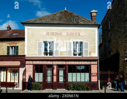 Auvers-sur-Oise. Auberge Ravoux lebte und starb 1890 Vincent Van Gogh. Departement Val-d'Oise. Ile-de-France. Frankreich. Europa Stockfoto