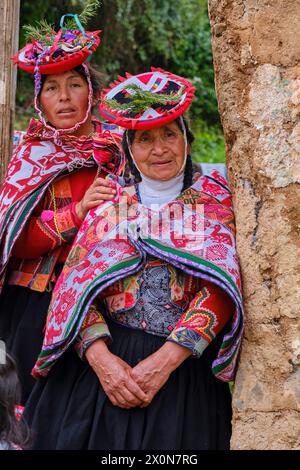 Peru, Provinz Cuzco, Stadt Lares, Karneval Stockfoto
