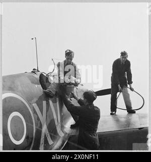 Die Royal Air Force in Großbritannien zwischen 1940 und 1945, die Operationen, Personal und Luftfahrtaktivitäten in Kriegszeiten abdeckte. Stockfoto