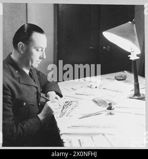 Bilder zeigen Flugzeuge, Personal und Missionen der Royal Air Force, die von 1940 bis 1945 in Großbritannien durchgeführt wurden. Stockfoto