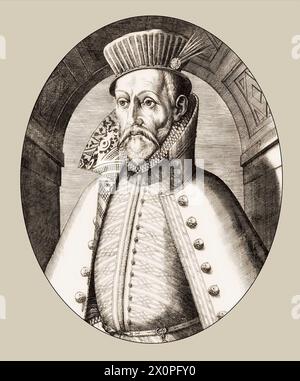 Gaspard II. de Coligny, Comte de Coligny, 1519 - 1572, einem französischen Hugenotten leader Stockfoto