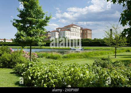 Blick auf den Königspalast von Venaria, Veranstaltungsort des G7-Ministertreffens zu Klima, Energie und Umwelt. Quelle: Alamy Stock Photo Stockfoto