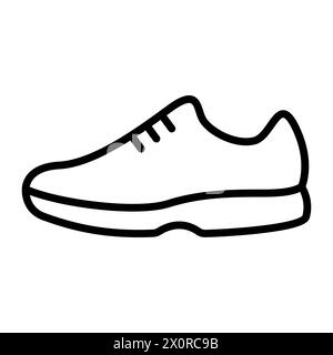 Vektorsymbol für Schuhe isoliert Stock Vektor