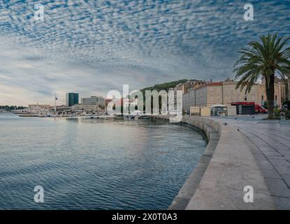 Split ist die zweitgrößte Stadt Kroatiens nach der Hauptstadt Zagreb Stockfoto