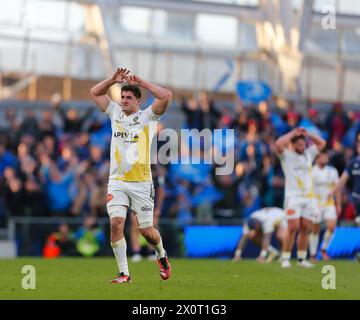 Aviva Stadium, Dublin, Irland. April 2024. Investec Champions Cup Rugby, Leinster gegen La Rochelle; La Rochelle nach Vollzeit Whistle Credit: Action Plus Sports/Alamy Live News Stockfoto