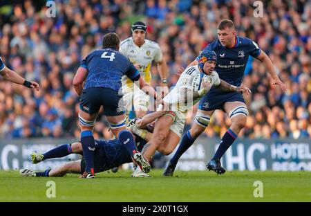 Aviva Stadium, Dublin, Irland. April 2024. Investec Champions Cup Rugby, Leinster gegen La Rochelle; Credit: Action Plus Sports/Alamy Live News Stockfoto