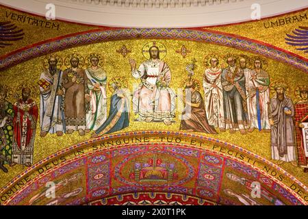St. Louis, Missouri, USA. Basilika-Kathedrale St. Louis. Mosaik. Stockfoto