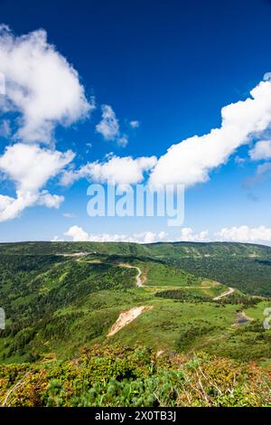 Mount Hachimantai, Hachimantai Jukai Line & Aspite Line, Summit Rest House, Hachimantai City, Iwate, Japan, Ostasien, Asien Stockfoto