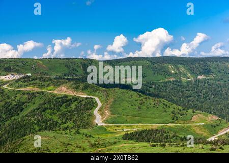 Mount Hachimantai, Hachimantai Jukai Line & Aspite Line, Summit Rest House, Hachimantai City, Iwate, Japan, Ostasien, Asien Stockfoto