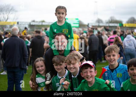 Yeovil Town feiert den Sieg der National League South im Huish Park Stadium, Yeovil Picture von Martin Edwards/ 07880 707878 Stockfoto