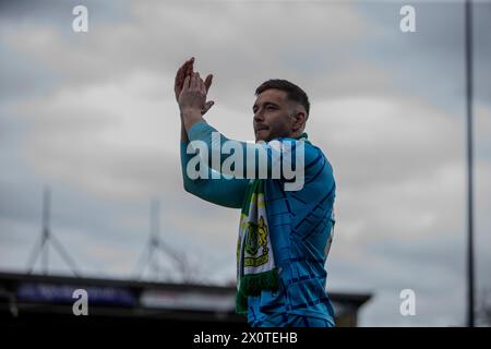 Yeovil Town feiert den Sieg der National League South im Huish Park Stadium, Yeovil Picture von Martin Edwards/ 07880 707878 Stockfoto