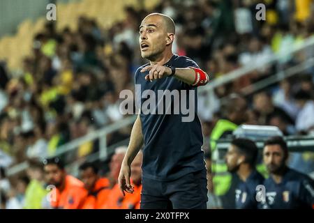 Lissabon, Portugal . April 2024. Estoril, Portugal, 13. April 2024: Rui Duarte (SC Braga Coach) in Aktion während des Liga Portugal Betclic Spiels zwischen GD Estoril Praia und SC Braga im Estadio Antonio Coimbra da Mota, Estoril, Portugal (João Bravo /SPP) Credit: SPP Sport Pressefoto. /Alamy Live News Stockfoto