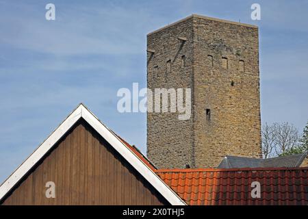 Burgen im Ruhrgebiet Blick auf die Burg Blankenstein, oberhalb von Hattinger Ruhrtal. Der Ort liegt unmittelbar am Südufer der Ruhr, gegenüber der Stadt Bochum und hat eine bewegte Geschichte. Hattingen Nordrhein-Westfalen Deutschland Blankenstein *** Schlösser im Ruhrgebiet Blick auf Schloss Blankenstein, oberhalb des Hattinger Ruhrtals die Stadt liegt direkt am Südufer des Ruhrgebiets gegenüber der Stadt Bochum und hat eine bewegte Geschichte Hattingen Nordrhein-Westfalen Deutschland Blankenstein Stockfoto