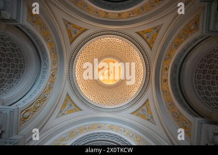 Leipzig, 10. Juli 2023: Nikolaikirch St. Nikolaikirche in Leipzig, wo Johann Sebastian Bach die Uraufführung des St. Joh aufführte Stockfoto
