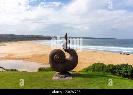 Short Point Beach von Recreation Reserve, Merimbula, New South Wales, Australien Stockfoto