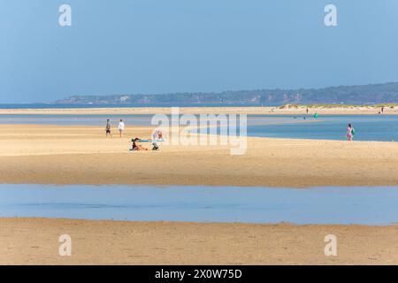 Bar Beach, Great Merimbula Channel, Merimbula, New South Wales, Australien Stockfoto