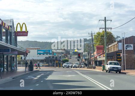 Stadtzentrum, Market Street, Merimbula, New South Wales, Australien Stockfoto