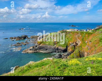 22. Mai 2023: Lizard Point, Cornwall, Vereinigtes Königreich – Lizard Point, Großbritanniens südlichster Punkt, Cornwall, Vereinigtes Königreich. Stockfoto