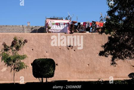 Gassen in Marrakesch, Marokko Stockfoto