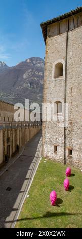 Forte di Bard, Aostatal, Piemont, Italien (Fort Bard) Stockfoto