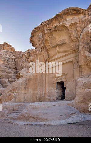 nabatäische Ruinen in Little petra jordan Stockfoto