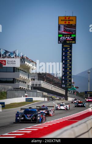 17 CRISTOVAO Miguel (PRT), OLTRAMARE Cédric (SWI), ESPIRITO SANTO Manuel (PRT), Cool Racing, Ligier JS P320 - Nissan, Action während der 1. Runde der europäischen Le Mans Serie 2024 auf dem Circuit de Barcelona-Catalunya vom 12. Bis 14. April 2024 in Montmelo, Spanien - Foto Paulo Maria / DPPI Stockfoto