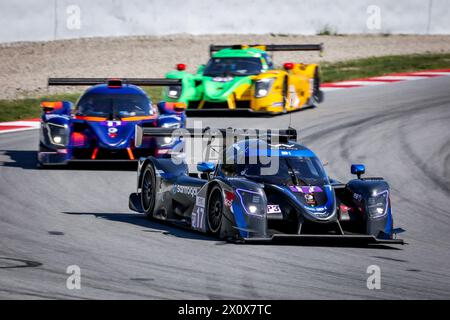 17 CRISTOVAO Miguel (PRT), OLTRAMARE Cédric (SWI), ESPIRITO SANTO Manuel (PRT), Cool Racing, Ligier JS P320 - Nissan, Action während der 1. Runde der europäischen Le Mans Serie 2024 auf dem Circuit de Barcelona-Catalunya vom 12. Bis 14. April 2024 in Montmelo, Spanien - Foto Paulo Maria / DPPI Stockfoto