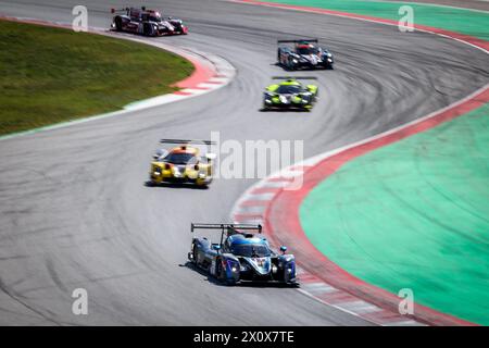 17 CRISTOVAO Miguel (PRT), OLTRAMARE Cédric (SWI), ESPIRITO SANTO Manuel (PRT), Cool Racing, Ligier JS P320 - Nissan, Action während der 1. Runde der europäischen Le Mans Serie 2024 auf dem Circuit de Barcelona-Catalunya vom 12. Bis 14. April 2024 in Montmelo, Spanien - Foto Paulo Maria / DPPI Stockfoto
